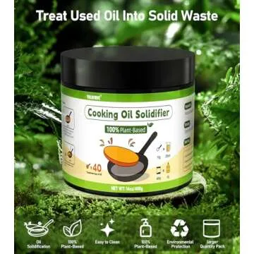 Natural Cooking Oil Solidifier - Eco Friendly & Efficient