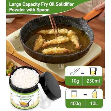 Natural Cooking Oil Solidifier - Eco Friendly & Efficient