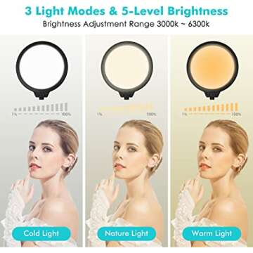 Selfie Desktop Live Stand Set for Streamers