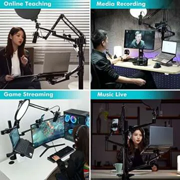 Selfie Desktop Live Stand Set for Streamers