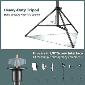 Aureday Backdrop Stand, 10x7 Ft Adjustable Photo Backdrop Stand Kit with 4 Crossbars, 6 Background Clamps, 2 Sandbags, and Carrying Bag for Parties/Wedding/Photography/Festival Decoration