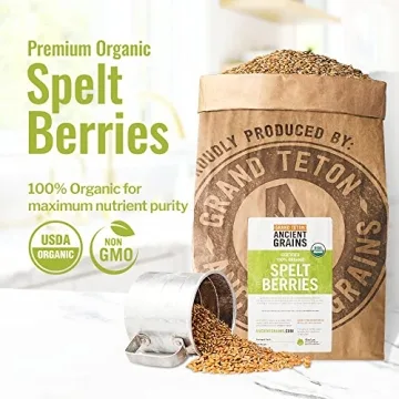 Organic Spelt Berries - Nutritious Whole Grains for Cooking