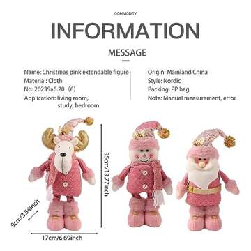 Retractable Christmas Snowman Elk Santa Christmas Decorations For Home Ornaments 2024 New Year Gift Home Decor Kids Christmas Santa