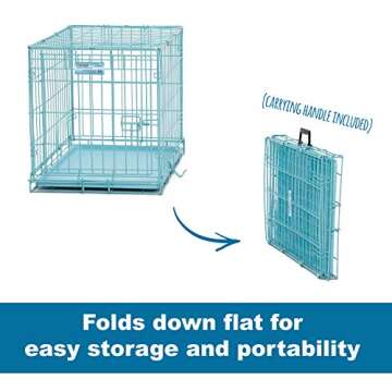 MidWest Folding Dog Crate with Divider & Floor Protectors