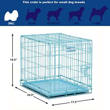 MidWest Folding Dog Crate with Divider & Floor Protectors