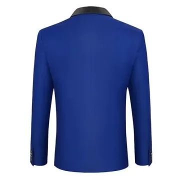 MAGE MALE Men's Slim Fit Tuxedo Jacket for All Occasions