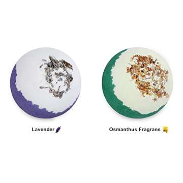 Luxurious Bath Bomb Gift Set with Essential Oils for Relaxation
