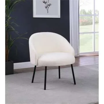 Homepop Home Decor Upholstered Modern Accent Chair Accent Chairs for Living Room & Bedroom Decorativ...
