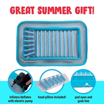 Inflatable Tanning Pool Lounge Float for Ultimate Relaxation