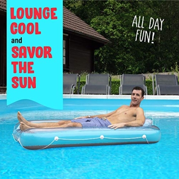 Inflatable Tanning Pool Lounge Float for Ultimate Relaxation