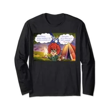 Sassy Granny Myra Carol "Camping" Long Sleeve T-Shirt