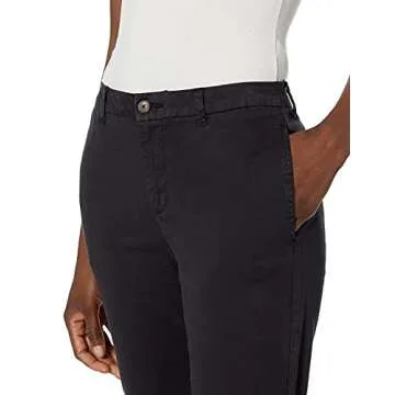 Amazon Brand - Daily Ritual Women's Girlfriend Chino, Navy, 6