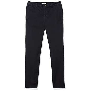 Amazon Brand - Daily Ritual Women's Girlfriend Chino, Navy, 6