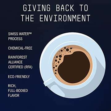 Stone Street Decaf Coffee, Ground, Swiss Water Process Naturally Decaffeinated Coffee, Medium Roast, 1 LB