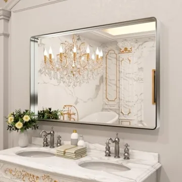 Stylish LOAAO 50X30 Inch Bathroom Mirror for Modern Homes