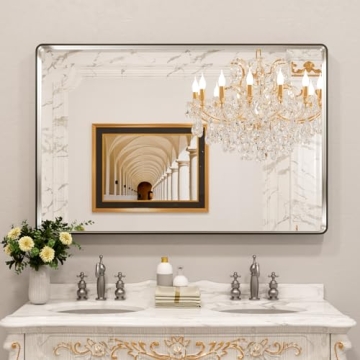 Stylish LOAAO 50X30 Inch Bathroom Mirror for Modern Homes