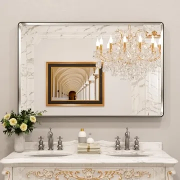 Stylish LOAAO 50X30 Inch Bathroom Mirror for Modern Homes