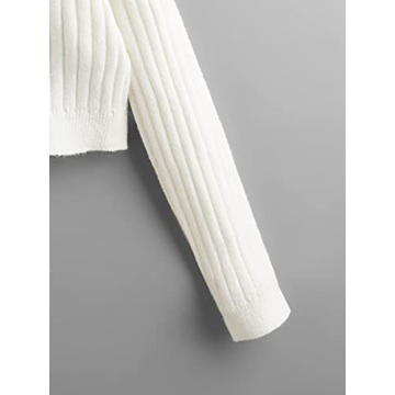 Stylish SweatyRocks Women's Button Front V Neck Cardigan