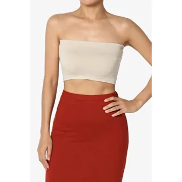 TheMogan Seamless Bandeau Bra - Comfort & Versatility for All