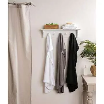 DII Spa Shower Wrap for Women - Soft & Adjustable Towel