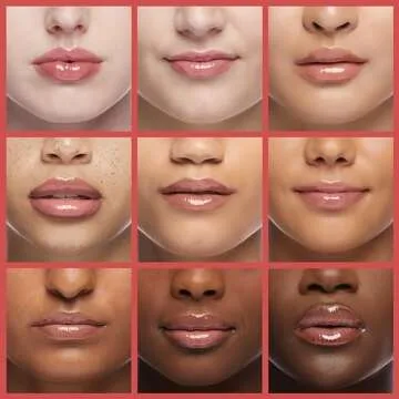 Hydrating Lip Glow Oil, Plumping Lip Oil, Tinted Lip Balm Lip Care, Transparent Toot Lip Oil, Moisturizing Lip Gloss, Non-Sticky Long Lasting Lip Oil Gloss, Lip Plumper Gloss (Rosewood)