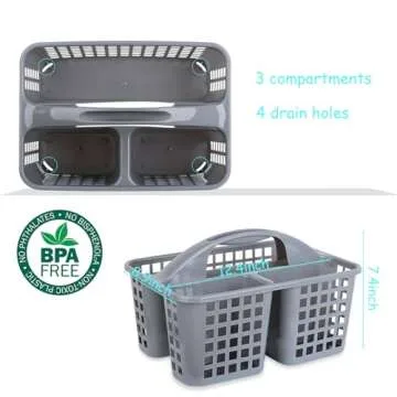 JiatuA Shower Caddy: Durable Organizer for Home and College