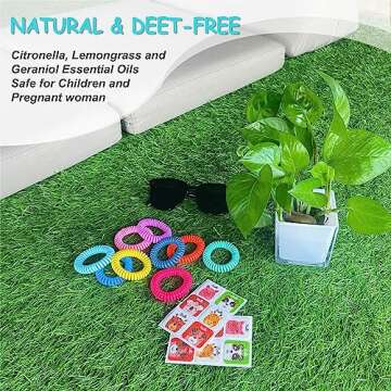 Mosquito Repellent Bracelets - Safe Outdoor Protection