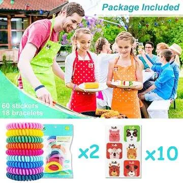 Mosquito Repellent Bracelets - Safe Outdoor Protection