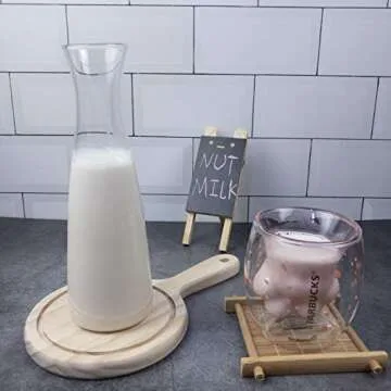 3 Pack - Ultra Fine Nut Milk Bag, 12X12 Inches, 80 Micron, Multiple Usage Reusable Food Strainer, Cold Brew Coffee Bag, Food Grade Nylon Mesh, BPA-Free, Cheesecloth Bag, Yogurt Strainer, Juice Filter