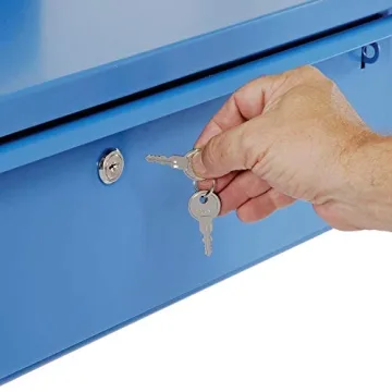 Global Industrial Shop Desk with Pigeonhole & Secure Storage