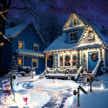 ROSHWEY Solar Lights Outdoor, 22 LED 700 Lumens Bright Solar Spot Lights Outdoor Waterproof Landscape Spotlight Security Lamps for Yard, Garden, Driveway, Pathway, Walkway - Cool White, 4 Pack