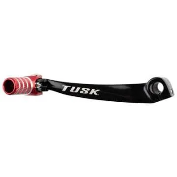 Tusk Folding Shift Lever Black/Red Tip