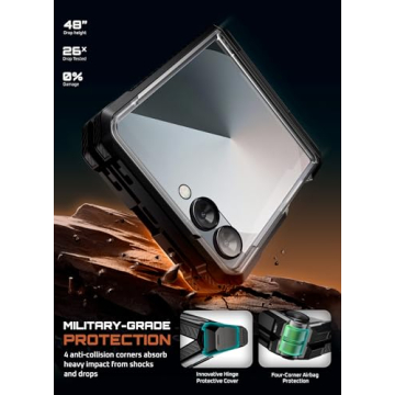 Protective SUPCASE for Samsung Galaxy Z Flip 7 with Stand