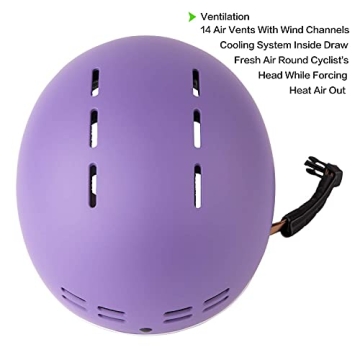 OnBros Adjustable Bike Helmet for Safety and Style