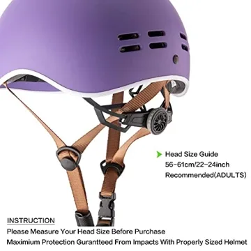 OnBros Adjustable Bike Helmet for Safety and Style