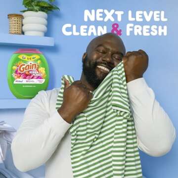 Gain Super Sized Flings, 32 Count Hibiscus Freshness