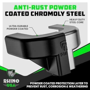 Rhino USA Heavy Duty Trailer Hitch Lock Kit for Ultimate Security