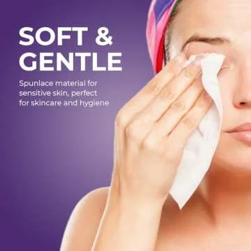 MED Pride Bulk Dry Disposable Wipes 800 Count 8" X 13" Soft & Absorbent Multipurpose for Baby Incontinence Makeup Removal