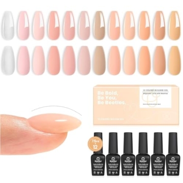 Beetles 12 Color Builder Gel Nail Kit for Stunning Nails