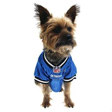 NFL Detroit Lions Dog Jersey, Size: Medium. Best Football Jersey Costume for Dogs & Cats. Licensed Jersey Shirt