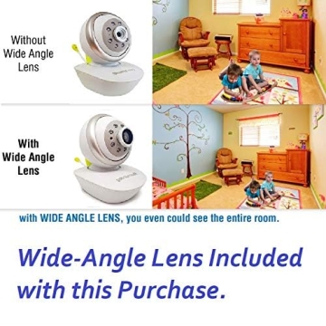 Moonybaby Baby Monitor Dual PTZ Cameras No WiFi Split Screen