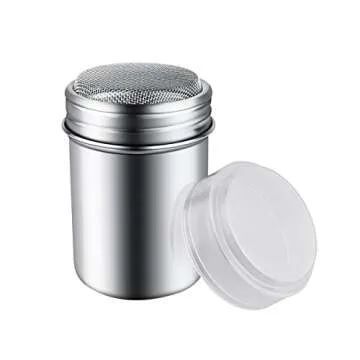 Stainless Steel Powder Sugar Shaker Duster for Baking