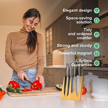 Elegant Coninx Magnetic Knife Block for Safe Storage