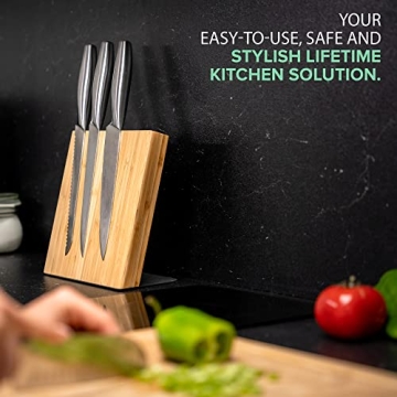 Elegant Coninx Magnetic Knife Block for Safe Storage