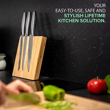 Elegant Coninx Magnetic Knife Block for Safe Storage