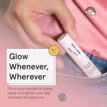 grace & stella Under Eye Brightener Balm Stick - Retinol & Caffeine Eye Cream with for Dark Circles, Puffiness, Wrinkles - Instantly Hydrate and Brighten Undereye Area - Vegan Skincare (0.13oz / 3.5g)