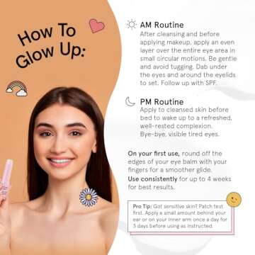 grace & stella Under Eye Brightener Balm Stick - Retinol & Caffeine Eye Cream with for Dark Circles, Puffiness, Wrinkles - Instantly Hydrate and Brighten Undereye Area - Vegan Skincare (0.13oz / 3.5g)