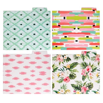 Stylish Gold Foil File Folders for Office Organization