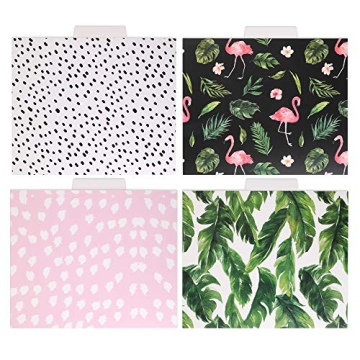 Stylish Gold Foil File Folders for Office Organization