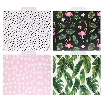 Stylish Gold Foil File Folders for Office Organization